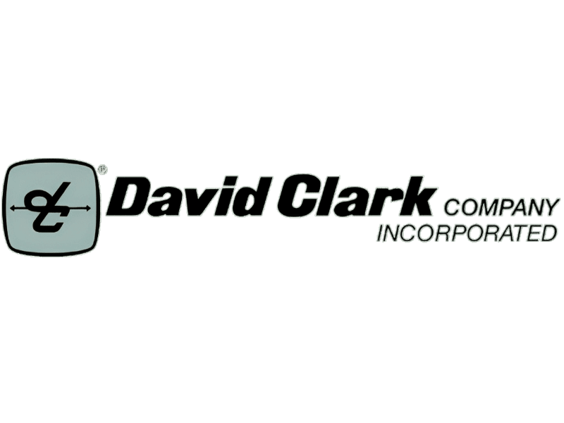 David Clark Company name with emblem